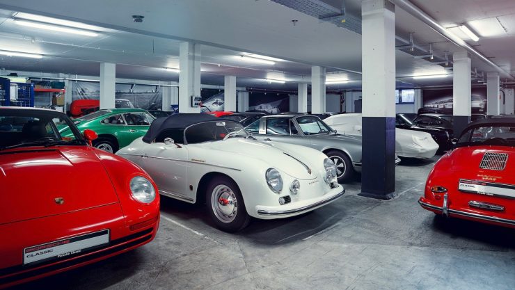 Porsche Klassiker in Garage